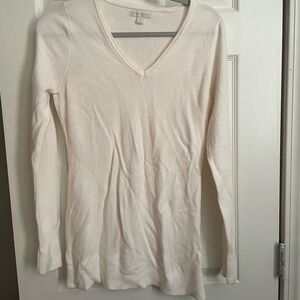 New York & Company Soft Cream Knit Top